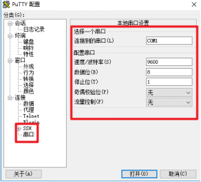 PuTTY 汉化版 串口