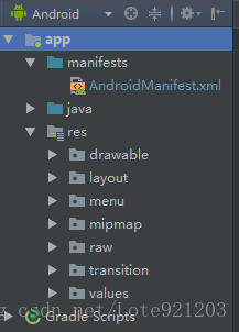 Android Studio 项目基础结构