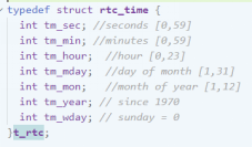 图表 67 t_rtc结构体原型