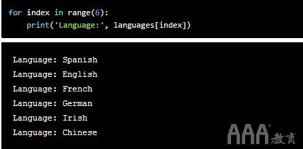 大数据分析Python For循环