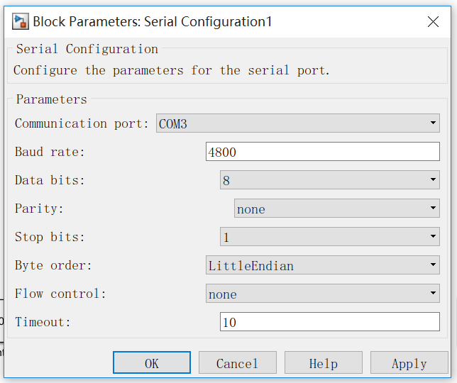 Serial Configuration