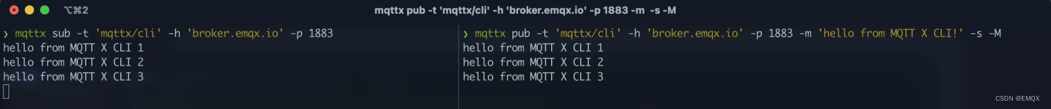 MQTT CLI1