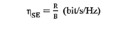 频谱效率定义