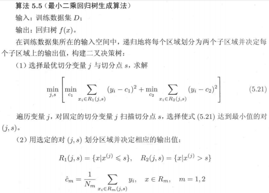 CART回归树