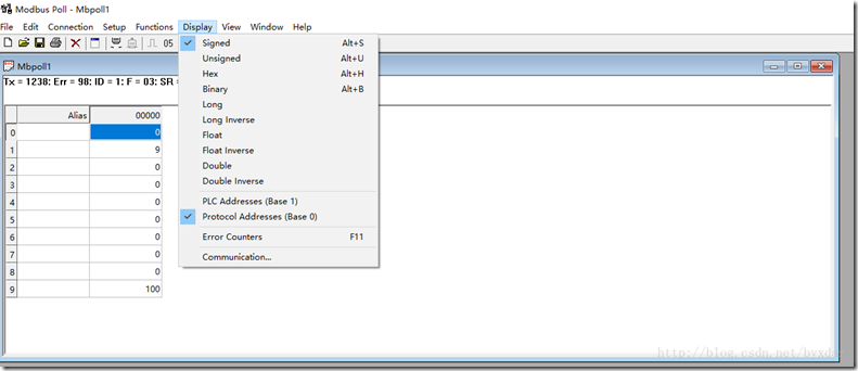 Modbus测试工具ModbusPoll与Modbus Slave使用方法1730