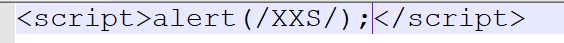 **alert(/xss/);**
