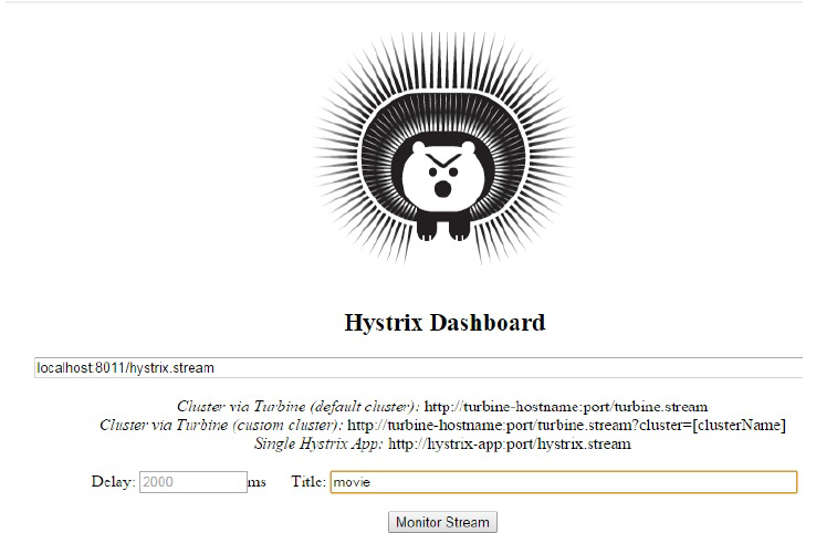 2.4.2. Hystrix Dashboard