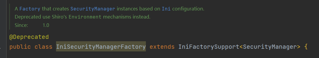 IniSecurityManagerFactory
