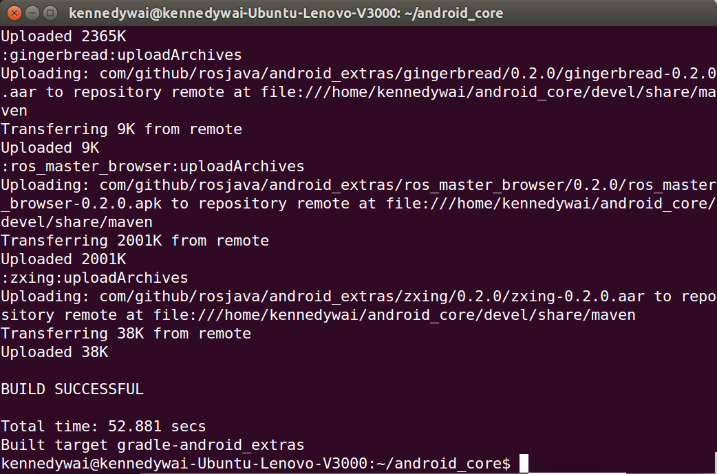 kennedywai@kennedywai-Ubuntu-Lenovo-V3000: ~-android_core_012