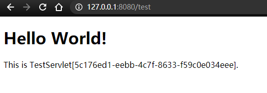 TestServlet