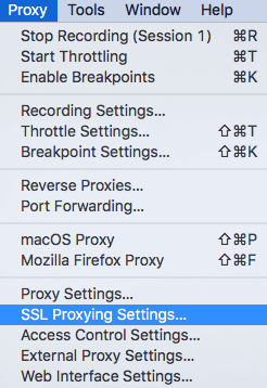 SSLProxySettings