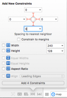 add mapview constraints