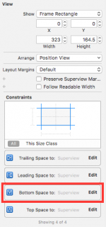 Bottom constraint