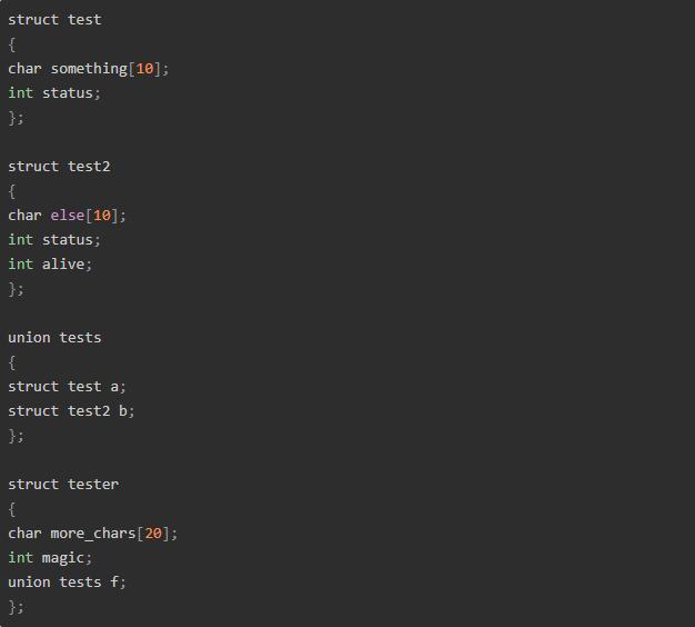 对于python初学者，如何使用python定义联合（使用ctypes）？