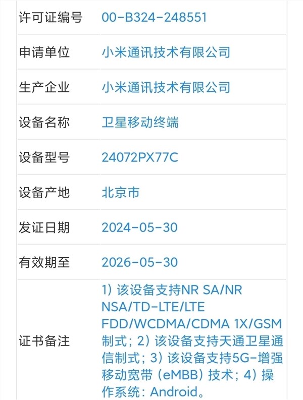 小米提交8个折叠屏相关商标申请：小米大折、小米小折都来了