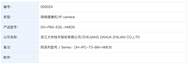 首批星闪 开源鸿蒙摄像头！大华两款新品获认证