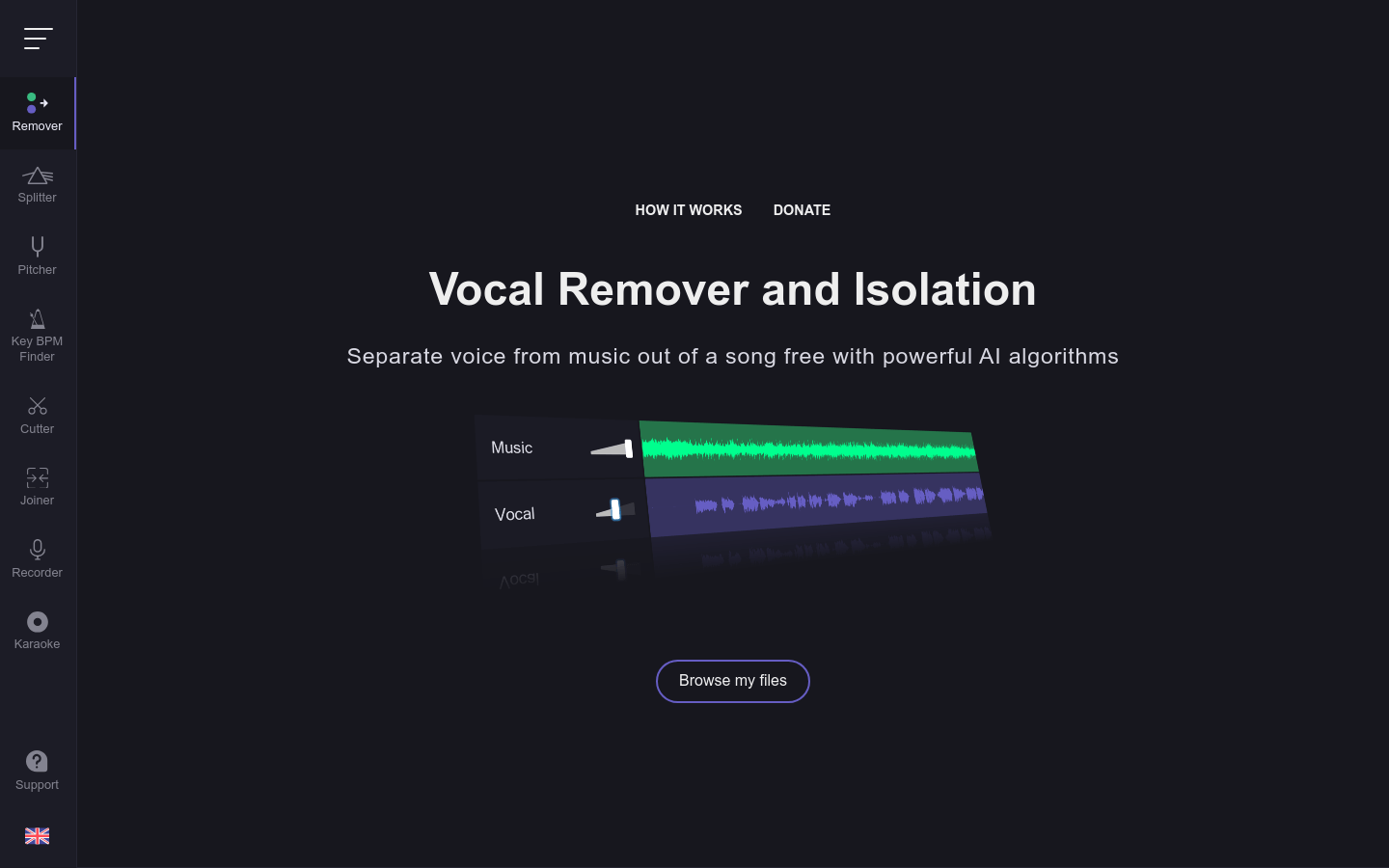 vocal remover and isolation