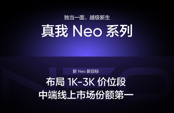 真我neo系列宣布正式独立：将推出1k-2k价位段新品