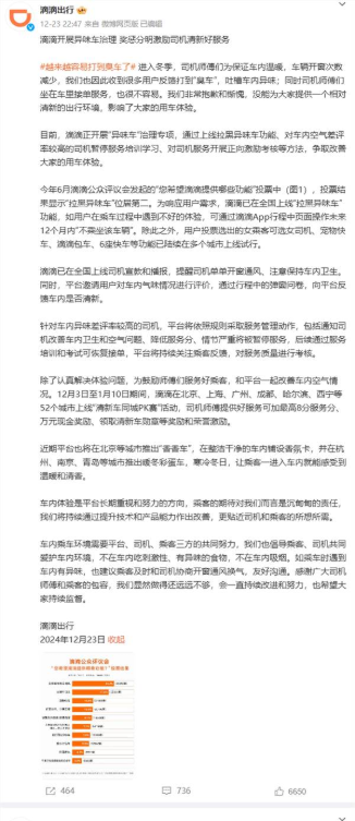 越来越容易打到臭车引热议 医生：臭车司机对异味可能已耐受