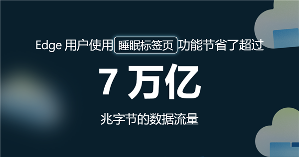 edge浏览器睡眠标签页立功：一年节省7万亿mb流量